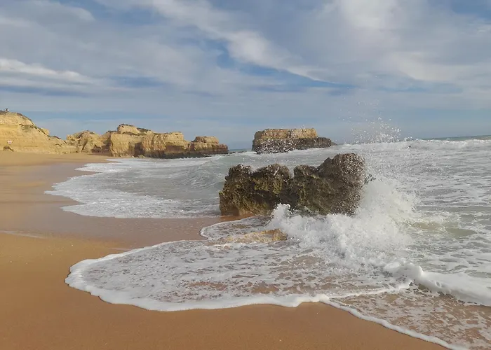 Tropicana One Bedroom Flat T1 With Ac Portatil, Garden And Parking Place アパート アルブフェイラ